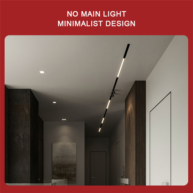 Commercial Hotel Track Light Linear Ceiling Embedded Led Track Light System