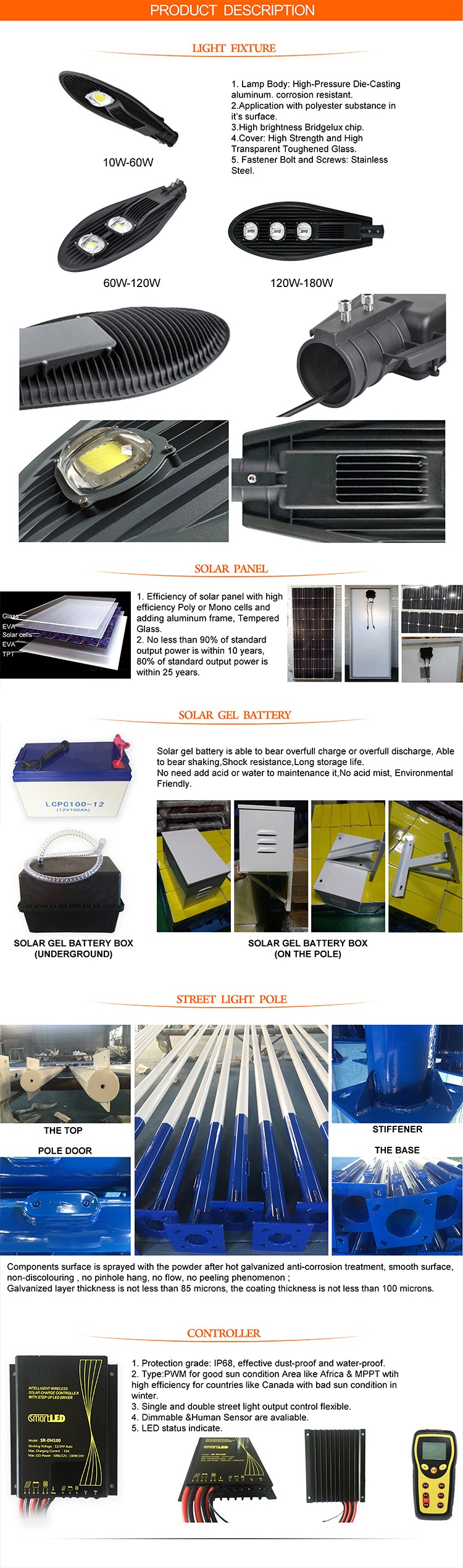 Solar Light detail specification