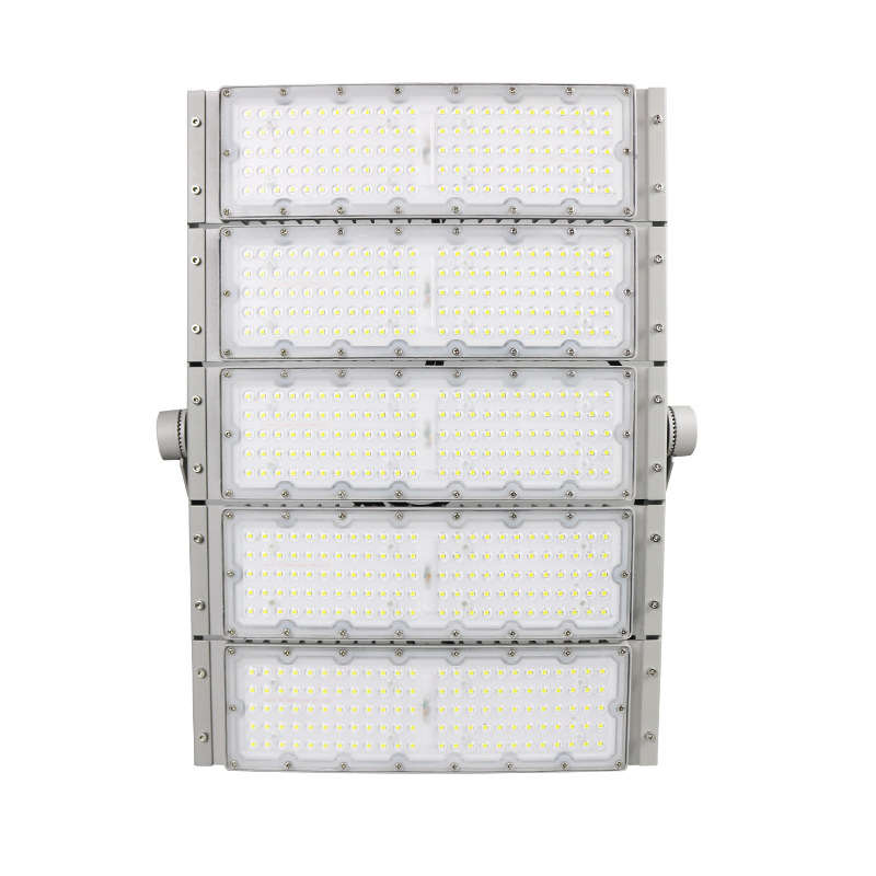 Modular LED Flood Light High Lumen Outdoor Stadium Lighting Adjustable Module LED Floodlight for Sport Court Parking Lot