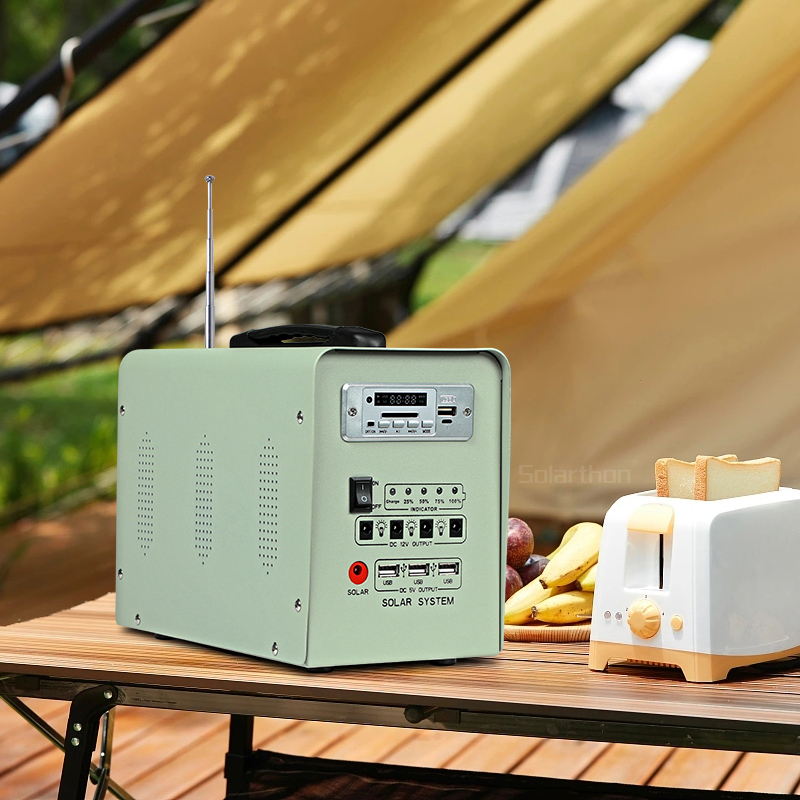 Efficient 30W Portable Solar Lighting System for Outdoor Adventures