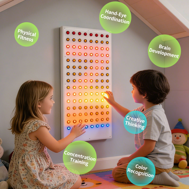 Customized Creative Wall Lamp DIY Pattern Digital Light for Intellectual Development of Children in Educational Institutions