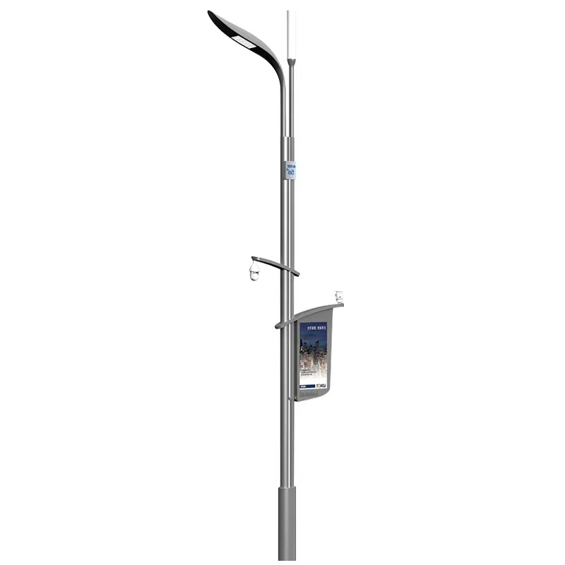 Smart City 4G Wifi Led Street Light Pole Intelligent Control System Using Iot Based Automated Public Road Lighting Solutions