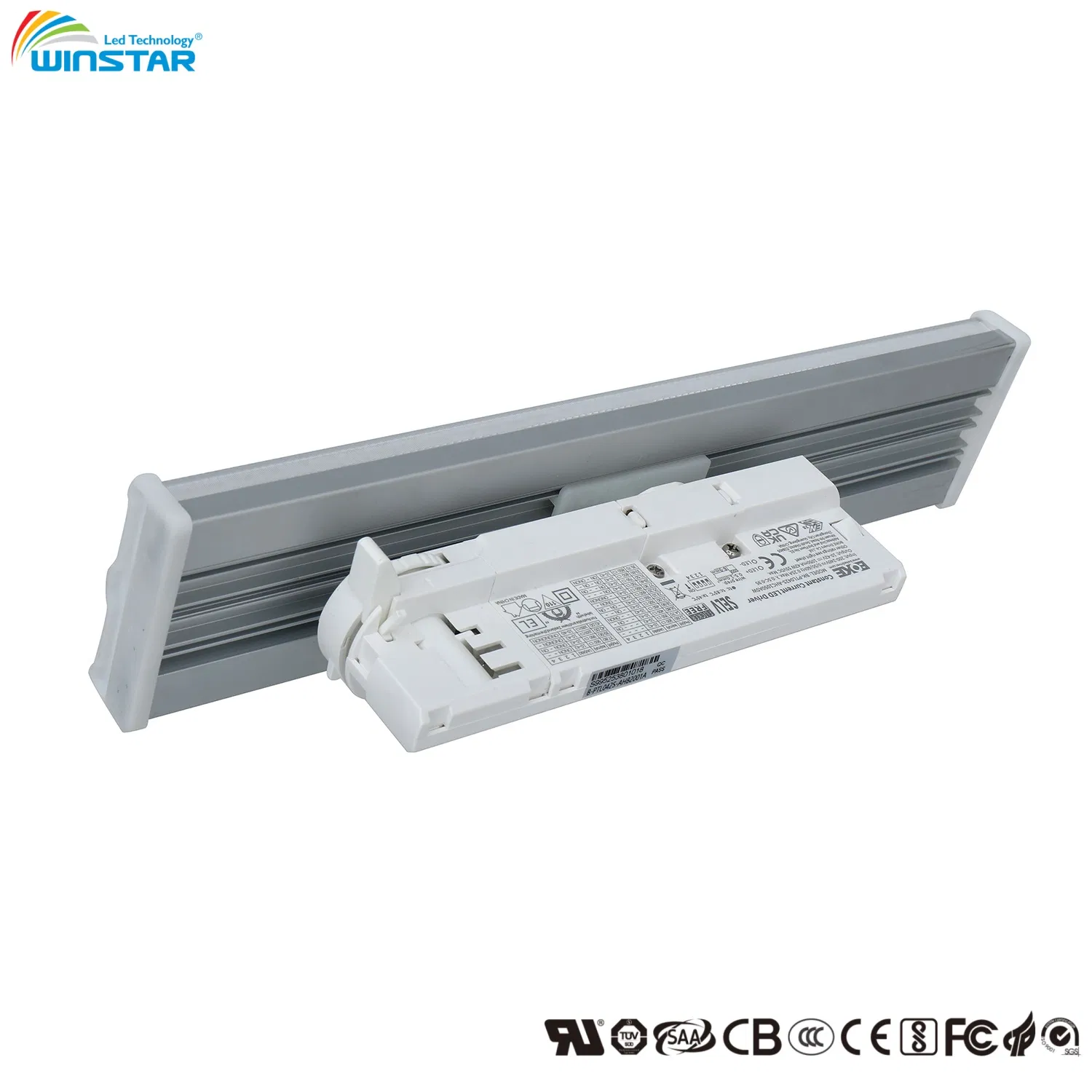 Commercial LED Track Linear Lighting System with Global Track Compatibility 200lm/W Energy Saving Retail Lighting Fixture
