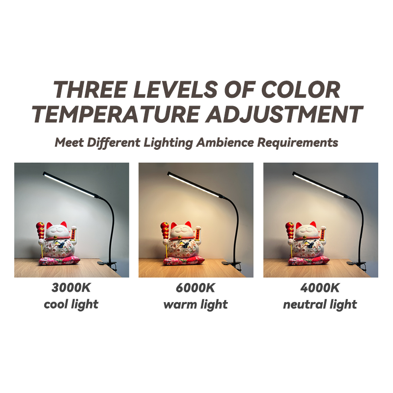 LED Soft Tube Clamp Learning Desk Lamp Factory Direct Sales Best Price Support OEM/ODM