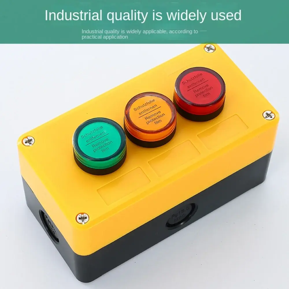SWEIDEER 16mm 12V 24V 110V 220V 380V Red Green Yellow Blue LED Indicator Light Signal Light For Mechanical Equipment