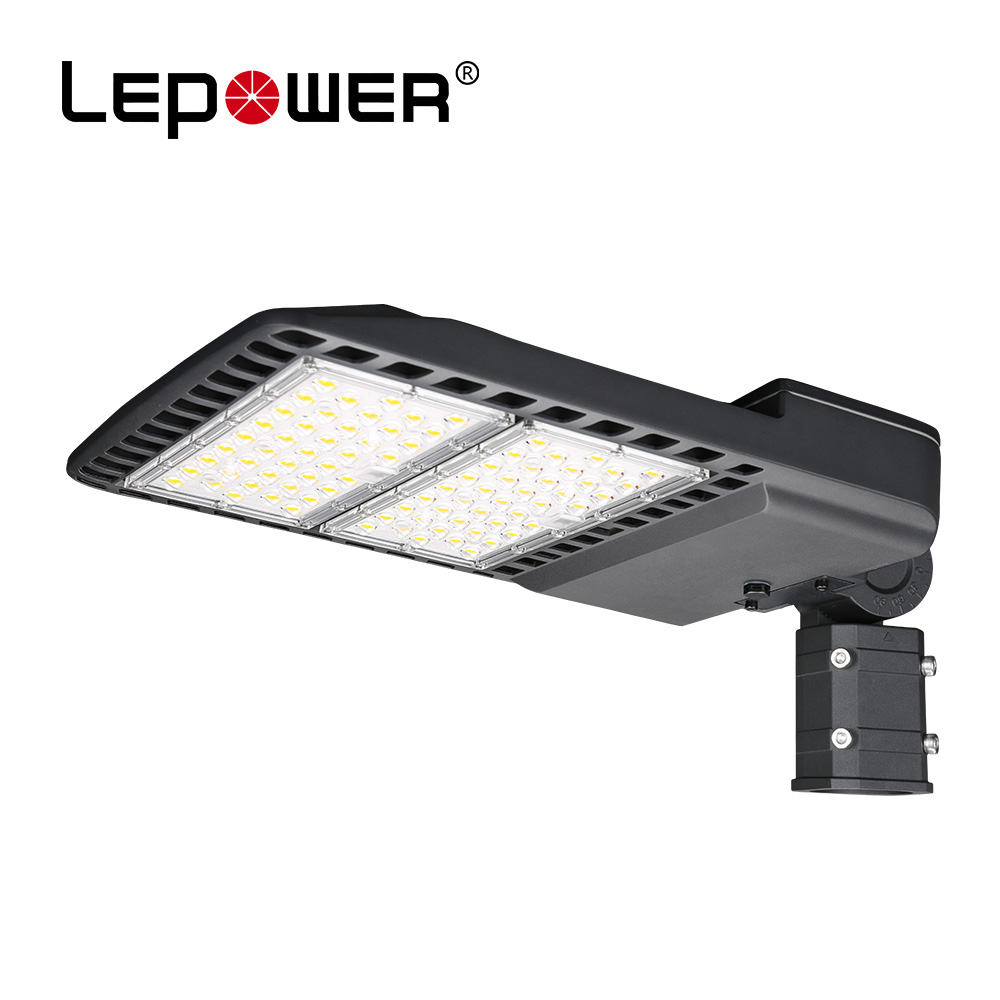 Various Bracket Design Area Lighting Shoebox Luminaria LED Parking Area Light 160lm/w IP66 LED Urban Light with Multi Bracket