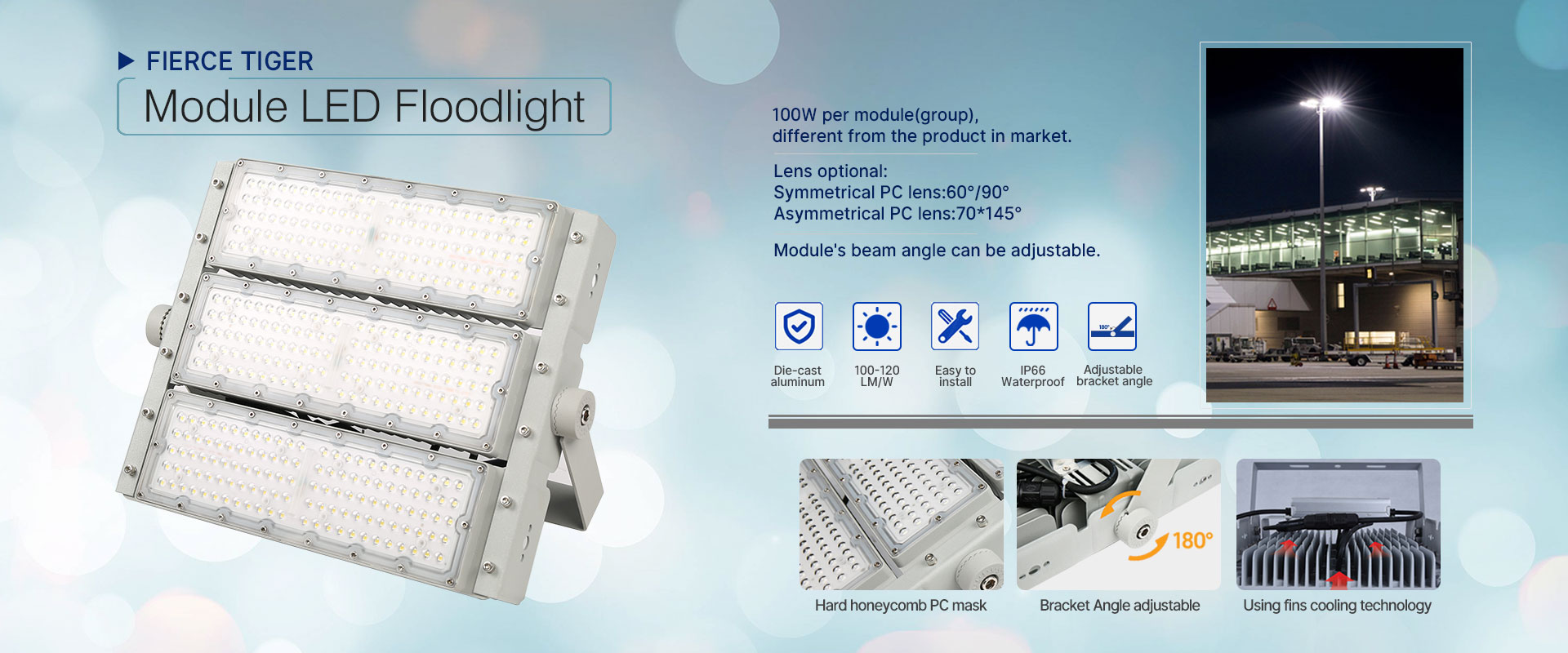 High Pole Led Stadium Light Sports Lighting