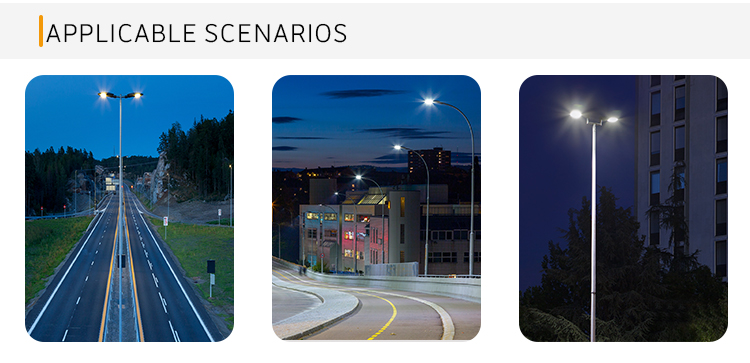 Energy-Saving 150W AC LED Street Light Modern Design Durable Aluminum Alloy IP65 Rated High Luminous Efficiency Smart Control