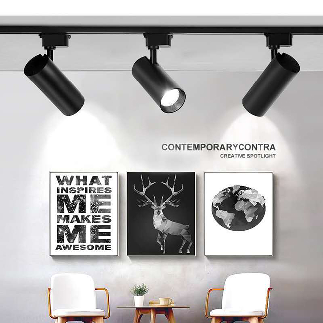 Commercial Track Light Cob 20W 30W Spot Lights Led Linear Track Spotlight System
