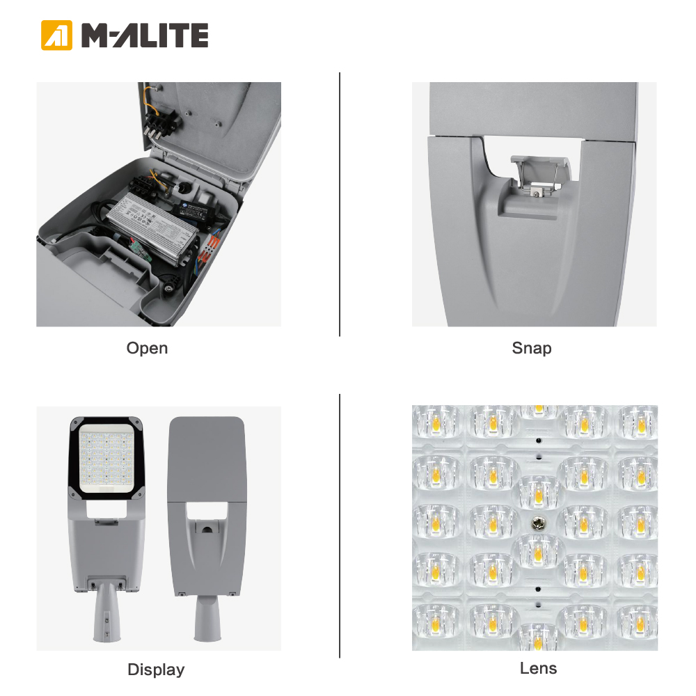 OEM 50W IP66 Aluminum Alloy LED Parking Lot Light with Motion Sensor and 5-Year Warranty