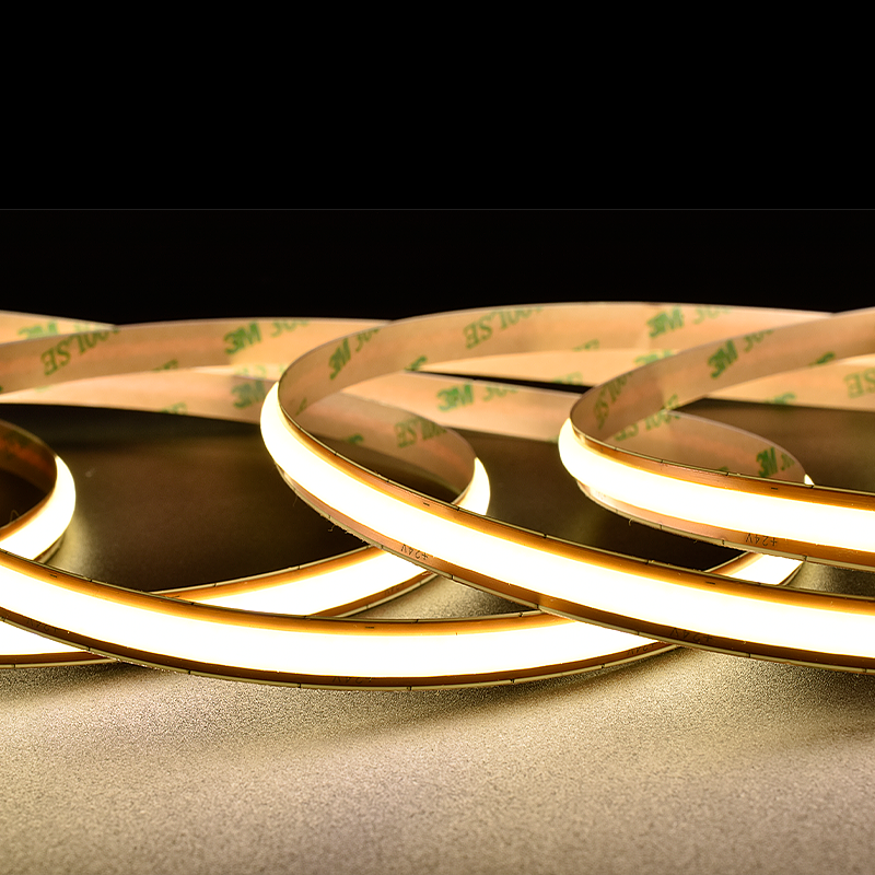 24V COB LED Strip 720 LED/m 8mm Arbitrary Cutting Dotless High Density for Mall Hotel Office Commercial Showcase Linear Lighting