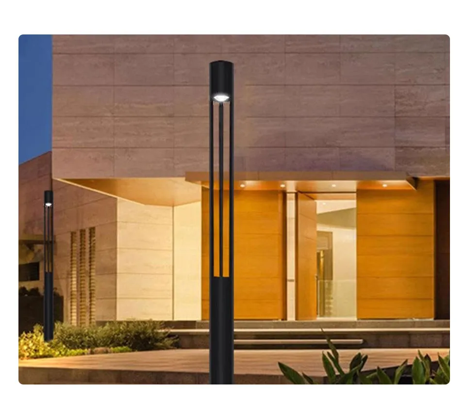 Modern Outdoor High Mast Pole Lights Commercial Landscape Lighting 50W 100lm/W 3meters