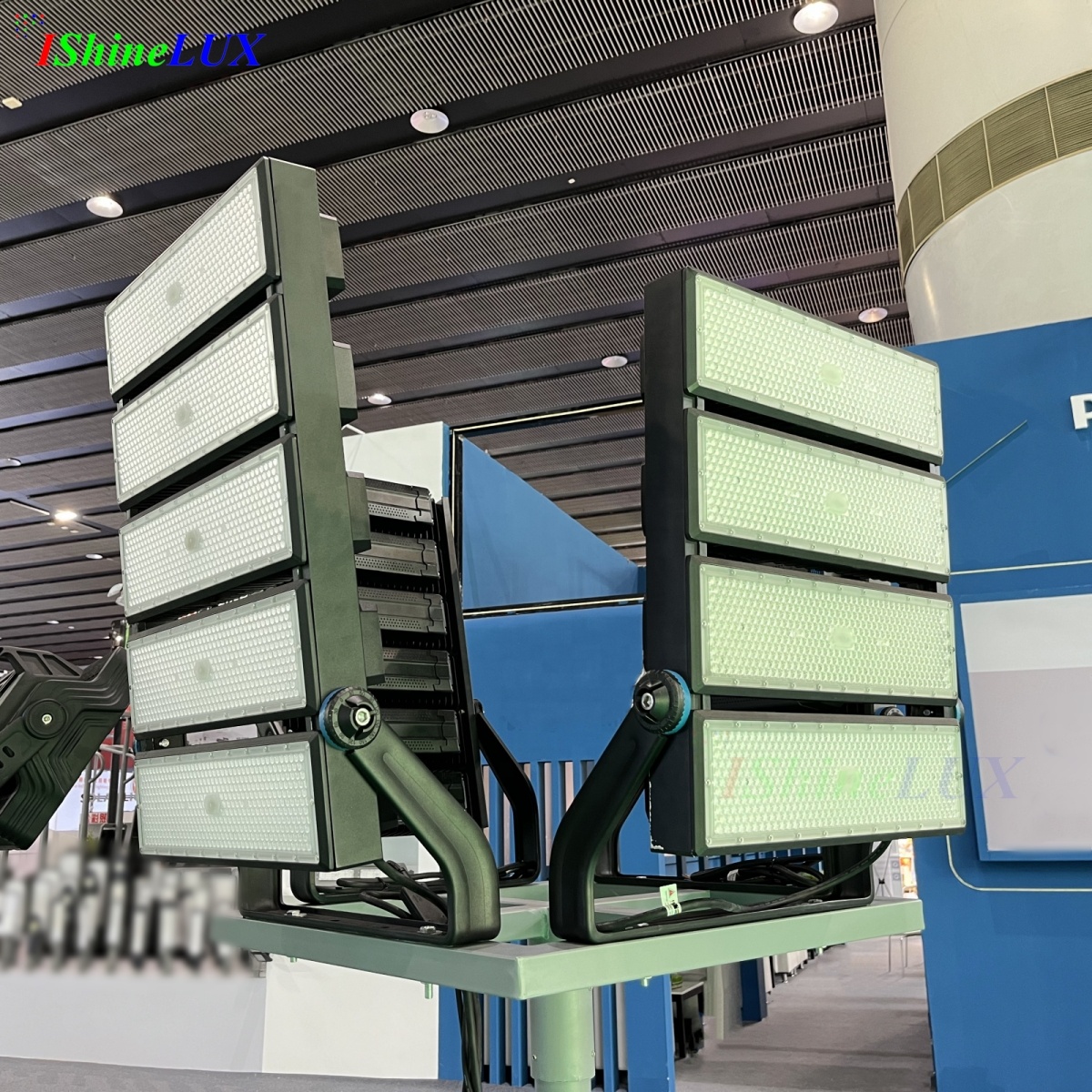 LED Flood Light 600W 1000W 1200W 1500W 150lm/W IP66 High Mast Stadium Sports Field Lighting
