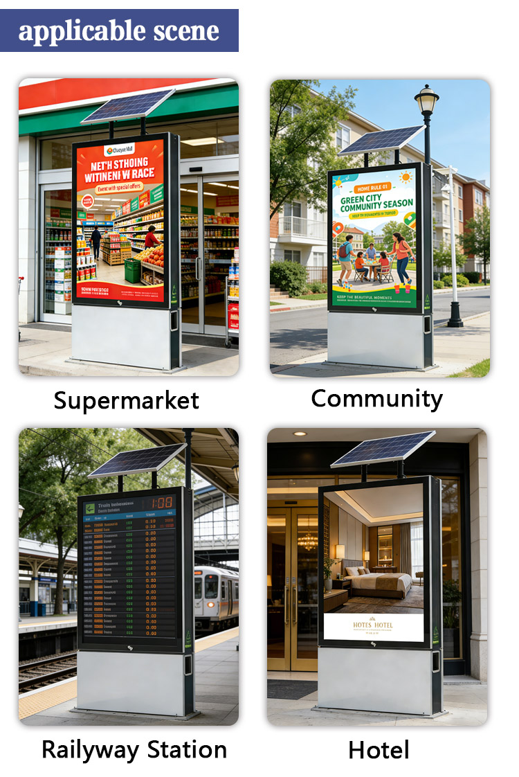 Outdoor Solar Light Box Showcase 5