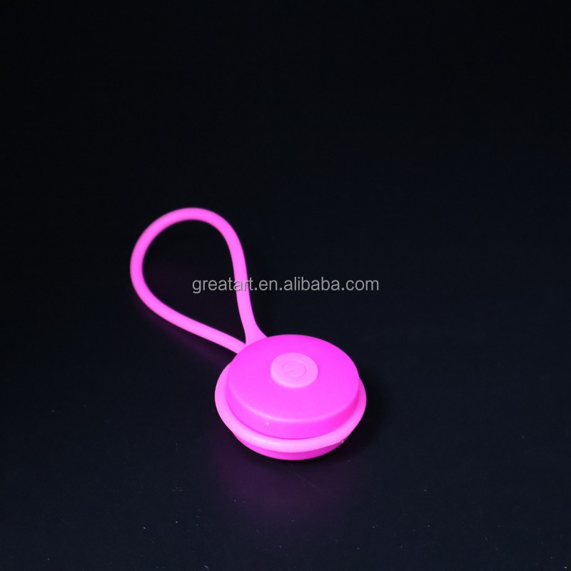 Outdoor LED Backpack Light Silicone Safety Warning Lamp For Night Running Cycling