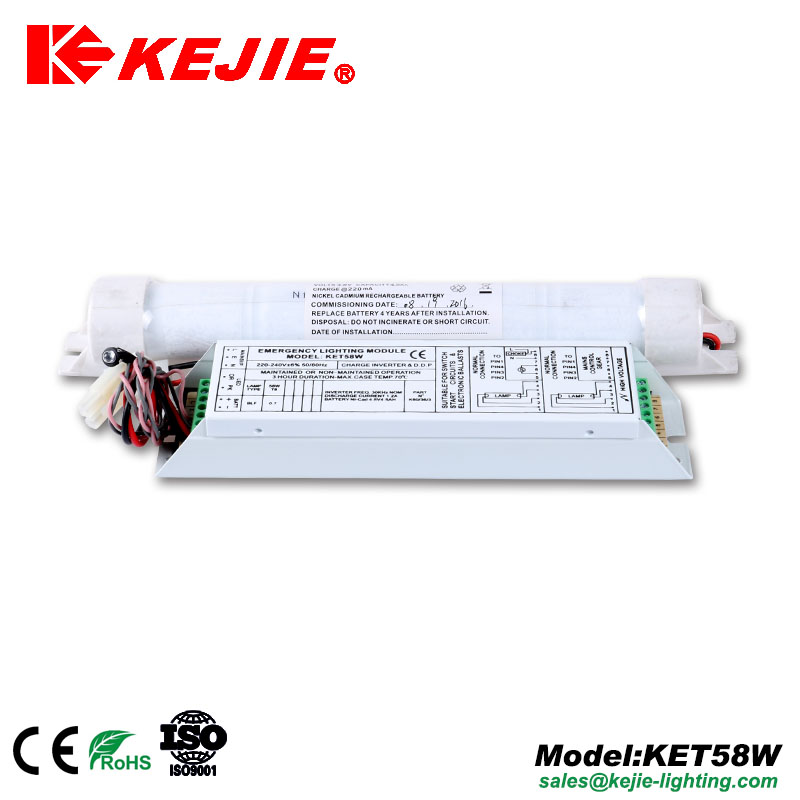 Emergency Conversion Kits Factory OEM Emergency Pack Module T8 18W/36W/58W/70W Aisle Fluorescent Lamp Emergency Conversion Kits