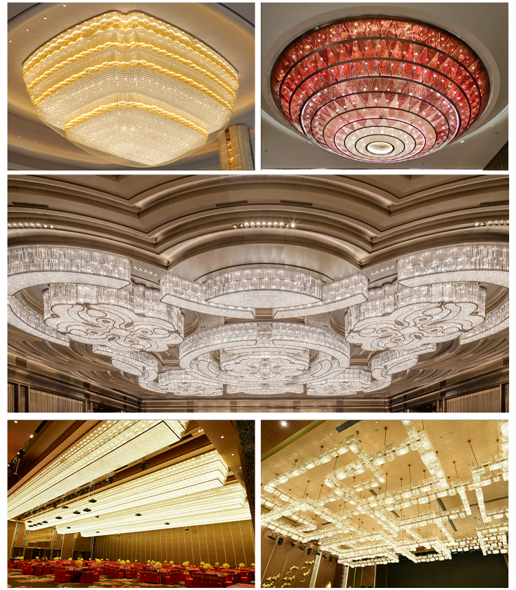 Modern Oval Stainless Steel Chandelier