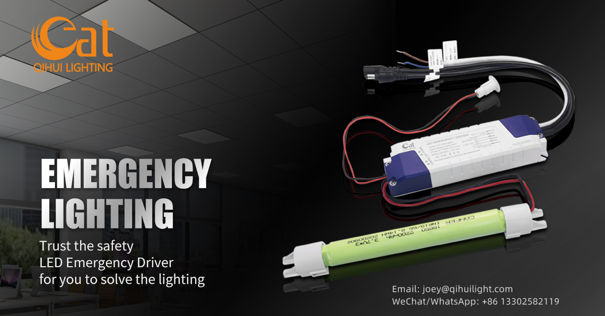 Emergency LED Battery Driver Banner