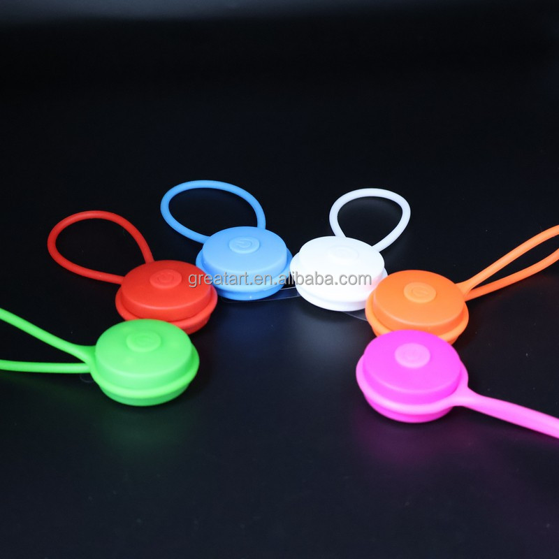 Outdoor LED Backpack Light Silicone Safety Warning Lamp For Night Running Cycling
