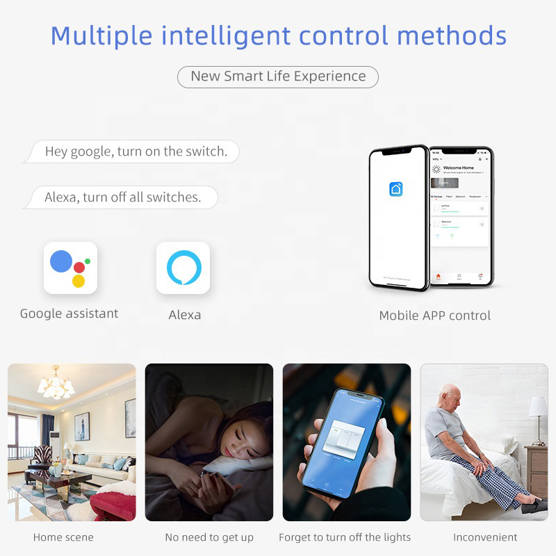 Tuya Smart Life ZigBee 3.0 Hotel Room Lights Control System RCU Solution RS485 Wall Switch