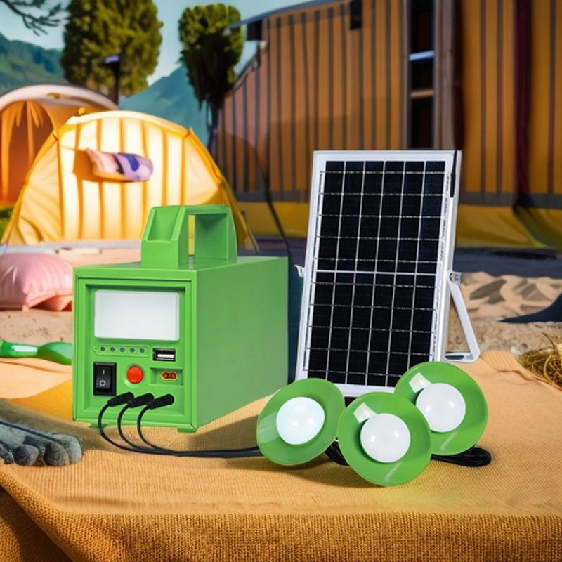 Efficient 60W Solar Lighting System for Outdoor Spaces