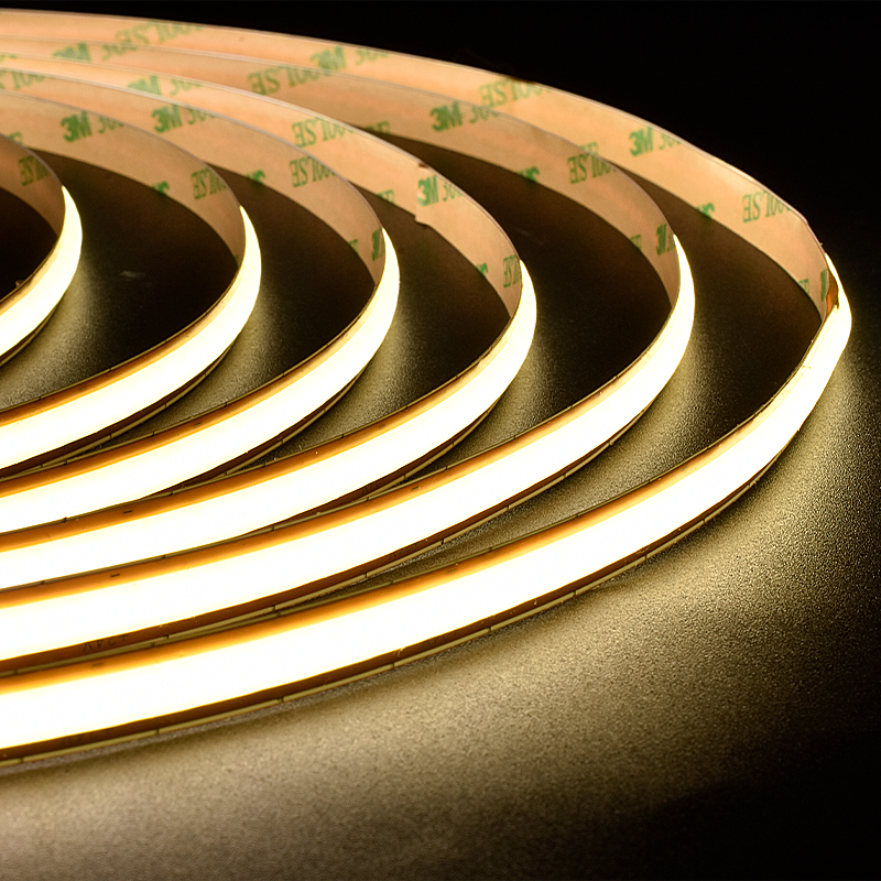 24V COB LED Strip 720 LED/m 8mm Arbitrary Cutting Dotless High Density for Mall Hotel Office Commercial Showcase Linear Lighting