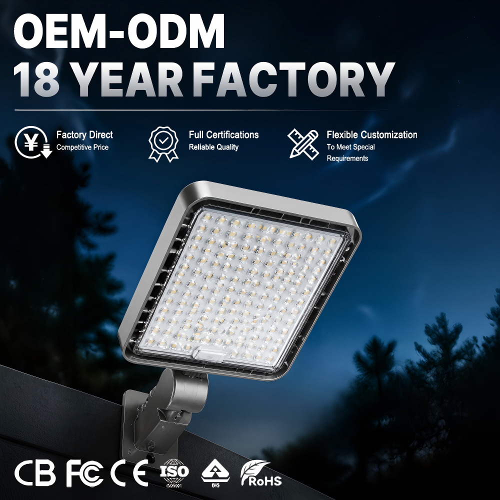 Smart Motion Sensor Solar Street Light Hybrid AC Stadium Street Area Lighting Waterproof Fixture