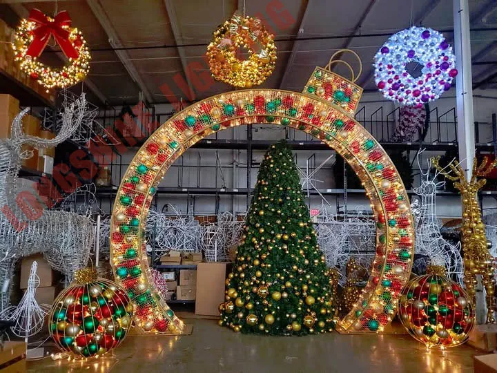 Commercial Grade Outdoor LED String Lighting for Christmas Street Event Decoration