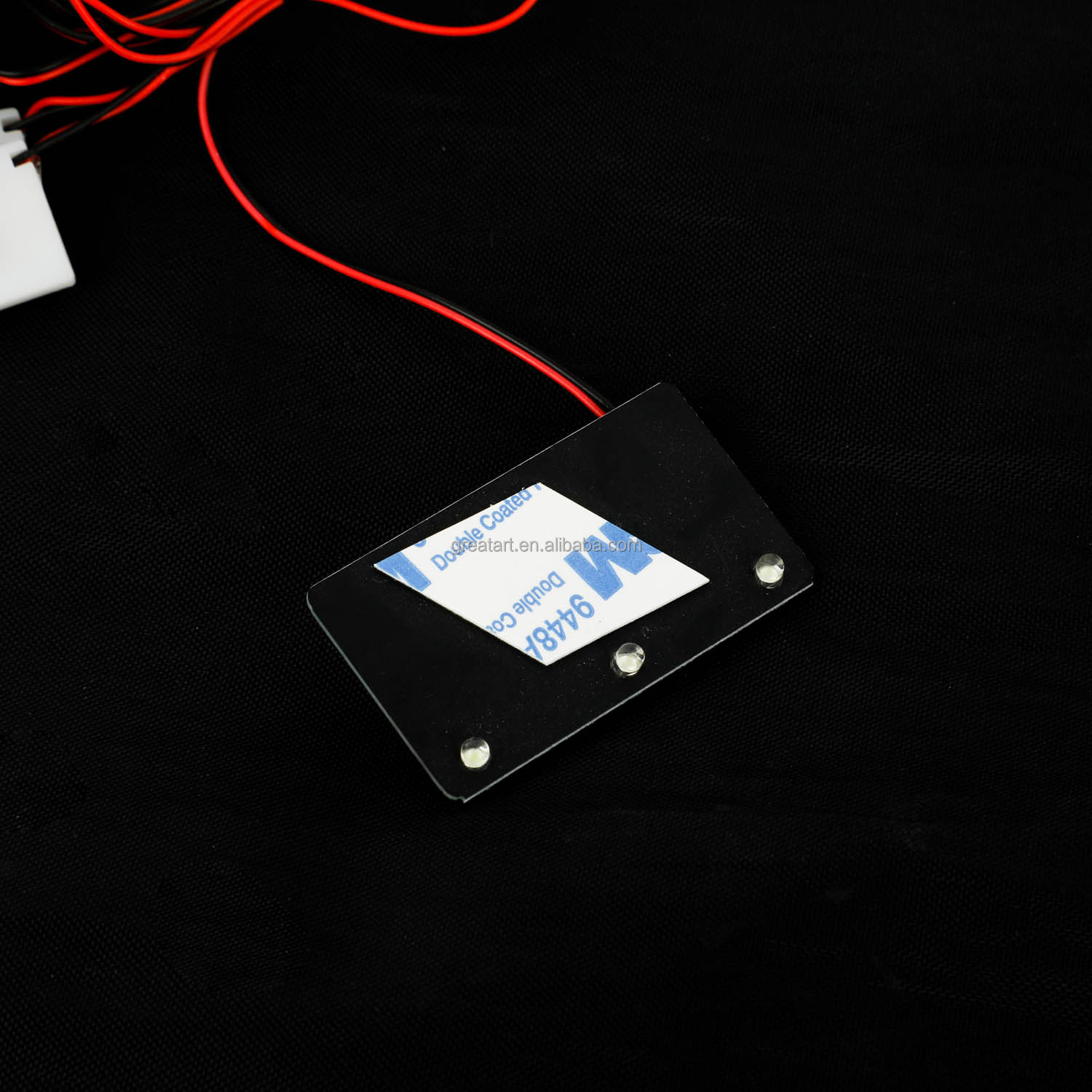 Solar LED Battery Powered POS Lights Efficient Lighting Products Three Mini Led Light For Display With Solar