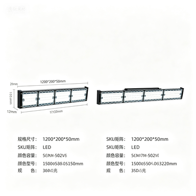 Aluminum Anti-Glare 6000K Daylight LED Sports Stadium Lighting 90 Beam Angle Dimmable for Tennis Badminton Pickleball Courts