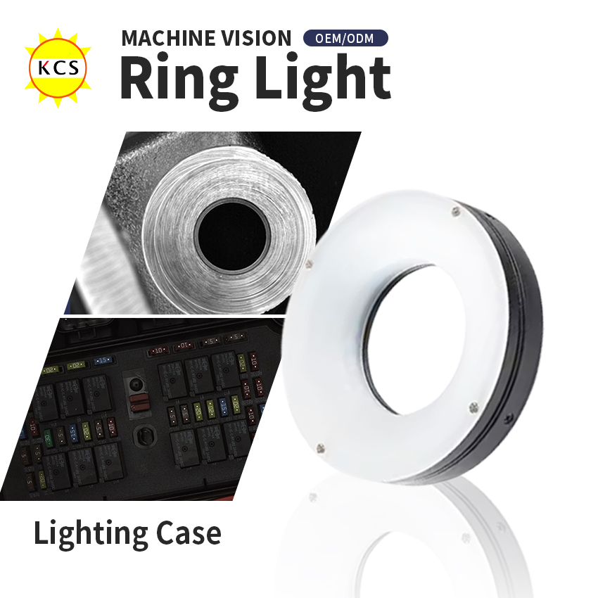 Adjustable Angle Dimmable Multi-Color IP65 LED Ring Light for PCB Vision Inspection