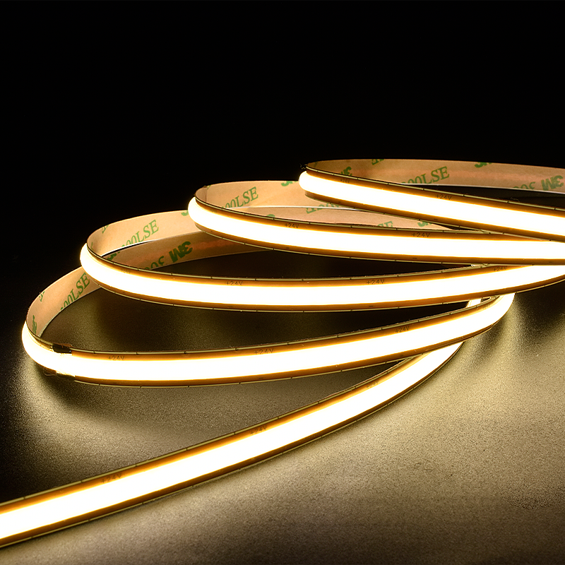 24V COB LED Strip 720 LED/m 8mm Arbitrary Cutting Dotless High Density for Mall Hotel Office Commercial Showcase Linear Lighting