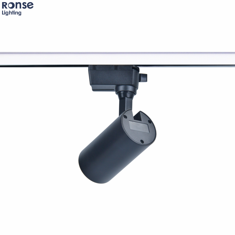 RONSE Commercial Retail Suspended LED Cob Track Light System 32 Watt Two-Wire Accessories Aluminum Body Wholesale
