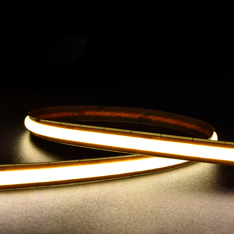 24V COB LED Strip 720 LED/m 8mm Arbitrary Cutting Dotless High Density for Mall Hotel Office Commercial Showcase Linear Lighting
