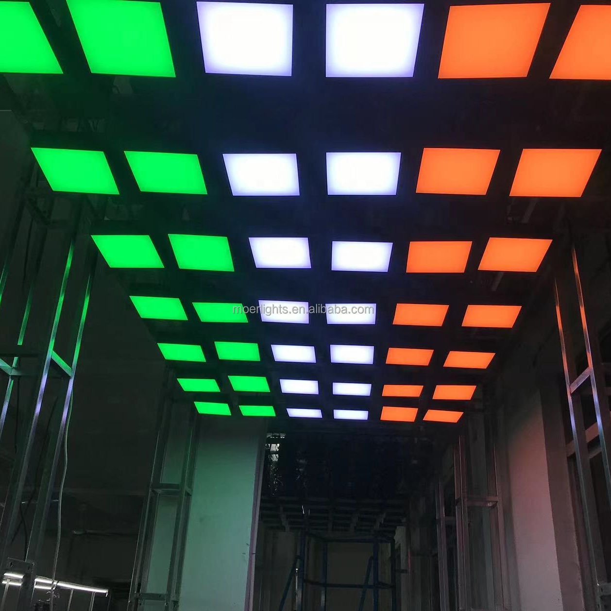 Dmx Led Kinetic Lighting System square Light Winch