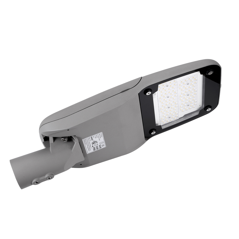 Outdoor Smart LED Street Light Lorawan Control System NEMA IP66 IK09 Base Aluminum Body for Road AC Power Supply