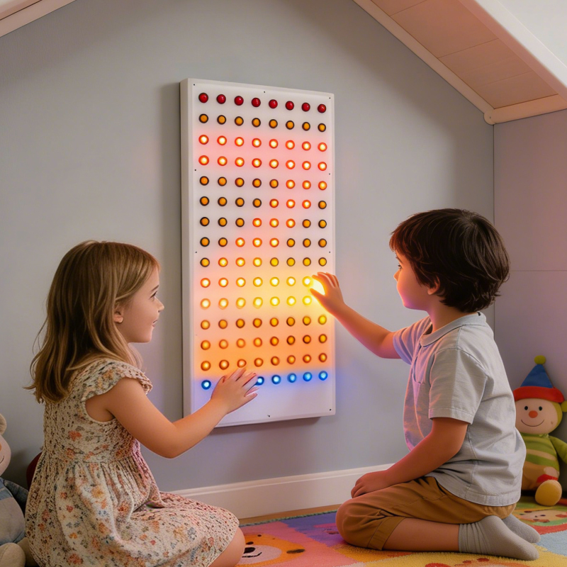 Customized Creative Wall Lamp DIY Pattern Digital Light for Intellectual Development of Children in Educational Institutions