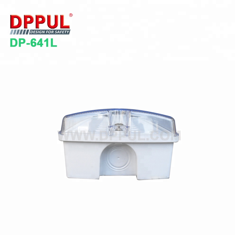 Zhongshan DPPUL Factory Price 7w IP65 41Pcs Led High Bright Operated Bulkhead Led Emergency Light