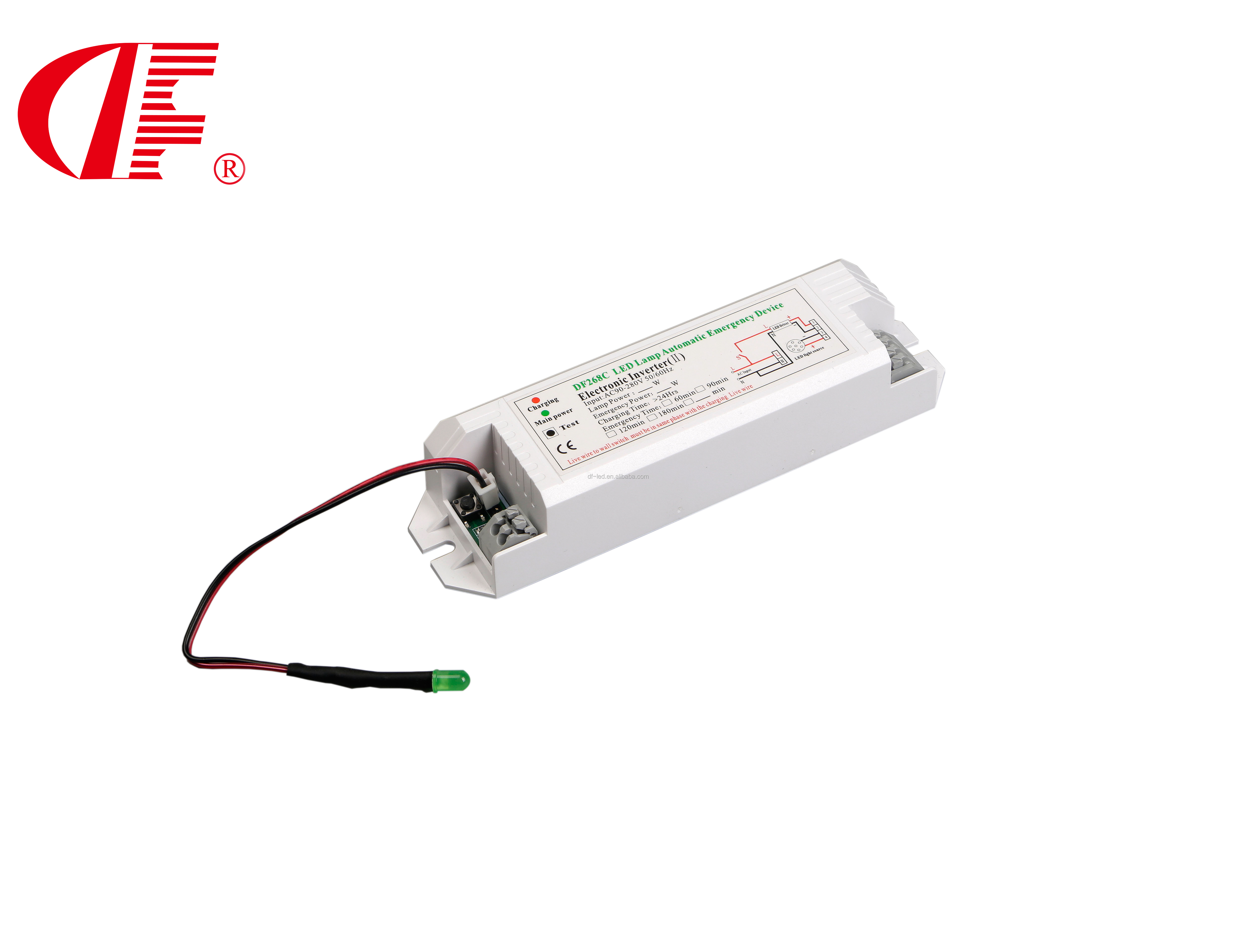 LED Emergency Power Pack Build in Battery for Max 40W Lamp with Eco Emergency Solution DF268C