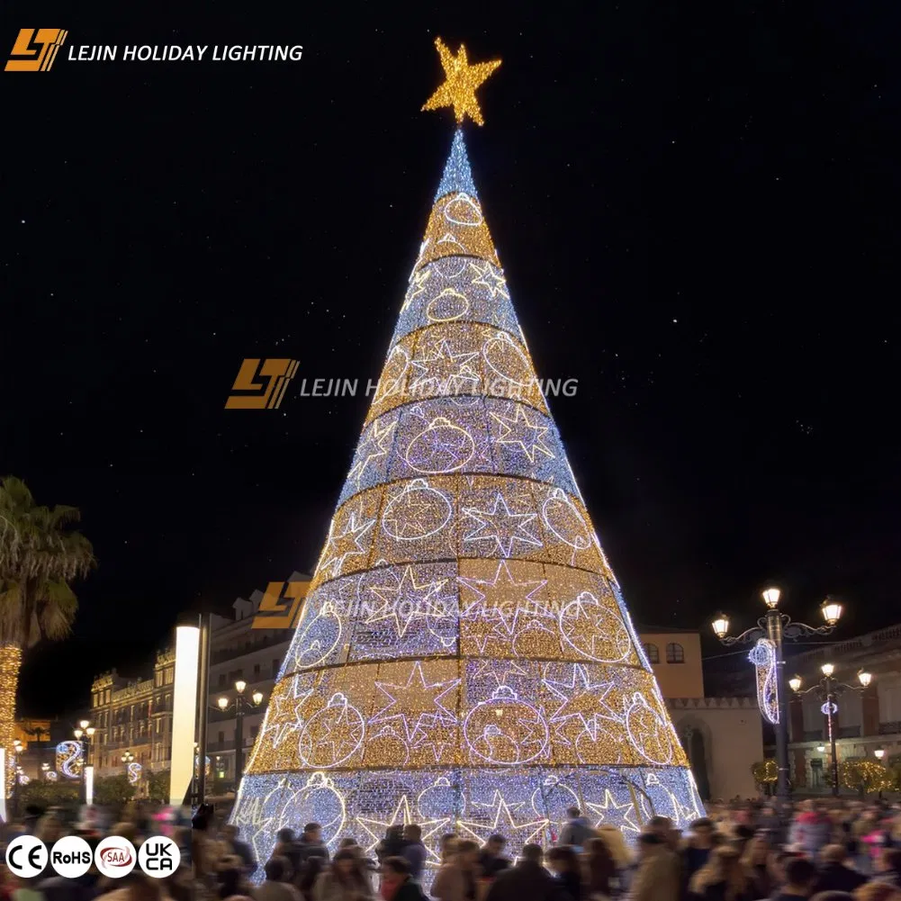 High Quality Outdoor Waterproof Christmas Commercial Outdoor Lighting Christmas Tree