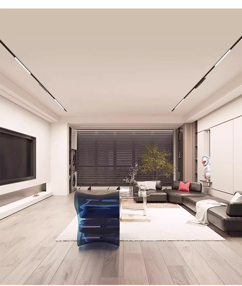 Whole-House Smart 48V LED Magnetic Track Lights System