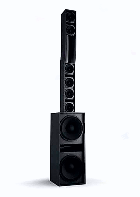 Syva+Syvs Low Combination Column Sound System: 6X5 Mf and 3*1 75 Hf