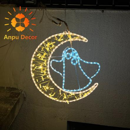 AMP Indoor and Outdoor Dedicated Rainbow Tubes for Halloween Decorative Lighting