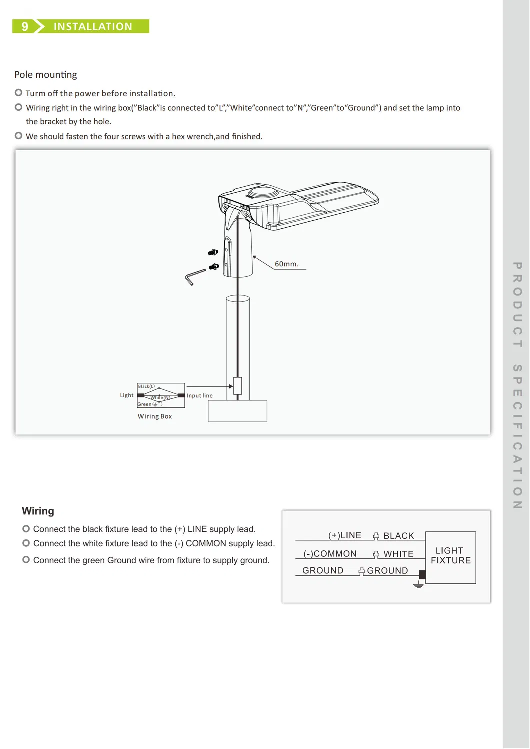 Installation Instruction Guide Diagram
