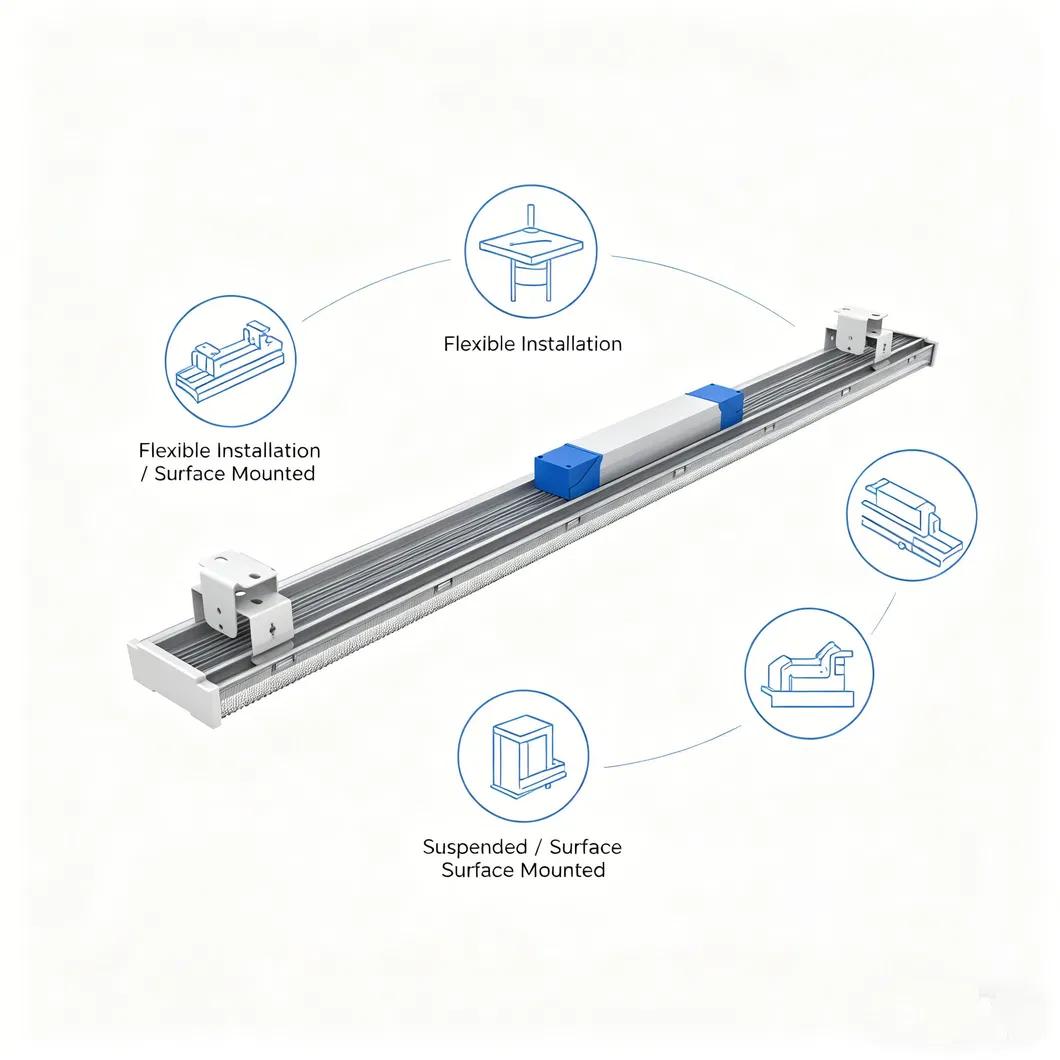 Industrial LED Linear Lighting Solution 240W for Optimal Performance