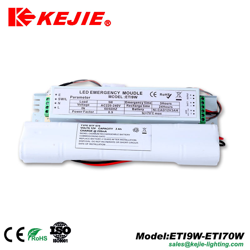 Emergency Conversion Kits Factory OEM Emergency Pack Module T8 18W/36W/58W/70W Aisle Fluorescent Lamp Emergency Conversion Kits