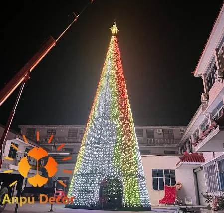 Decor Commercial PVC Artificial LED Giant Outdoor Everest Lighting Christmas Tree Detail 7