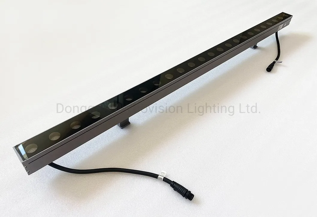 IP65 24W LED Outdoor Linear Wall Washer Surface Mounted Ultra Bright for Building Facade Commercial Mall Exterior Hotel Wall Lighting