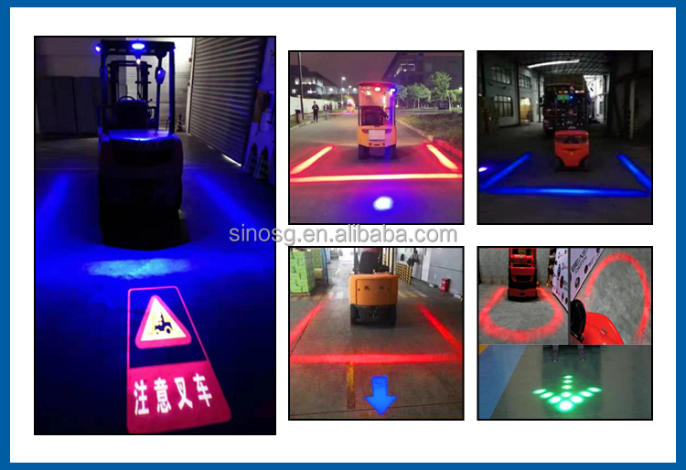 Forklift Safety Light Demonstration 7