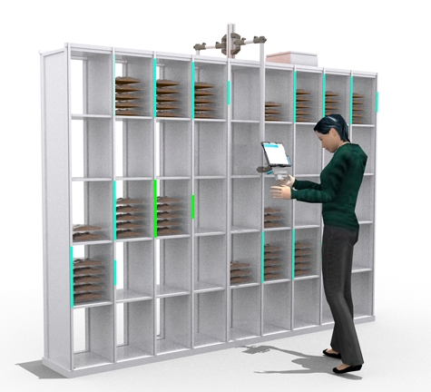 Innovative Put to Light Order Fulfillment Solution for Busy Warehouses